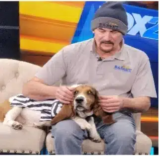 Owner on news station